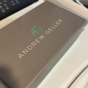 Andres Geller glittery silver heels size 10 women’s